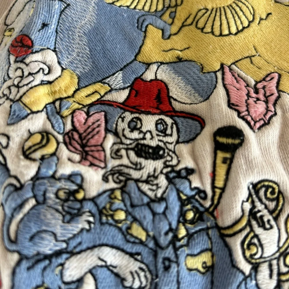 Zadig & Voltaire Cream Sweater with Colorful Embroidery - Picture 3 of 5